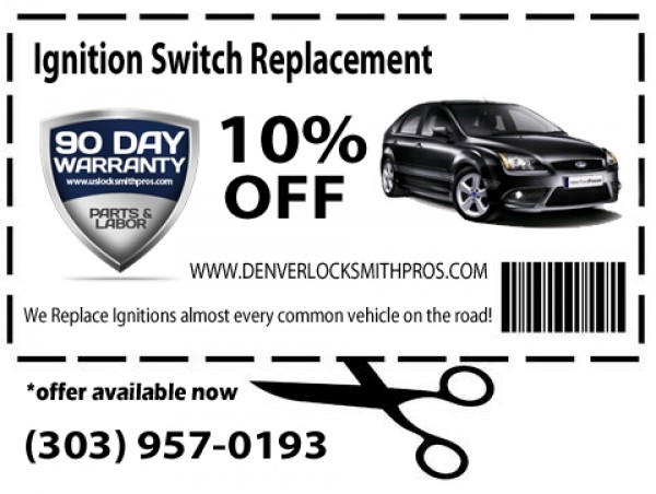 Ignition Switch Repair Denver CO – 10% OFF Coupon
